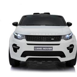 Land Rover Discovery Wit - MP4 scherm - Leder look - Rubberbanden - Softstart | Elektrische Kinderauto | Met afstandsbediening